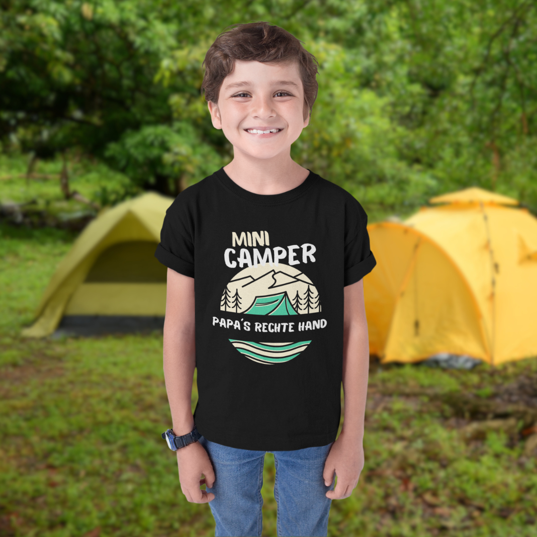 Kinder T-Shirt mit Camping Kind Wohnwagen Zubehör Kinder von